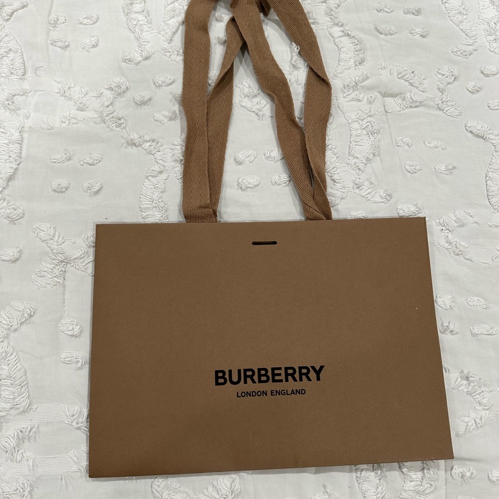 Burberry paper bag